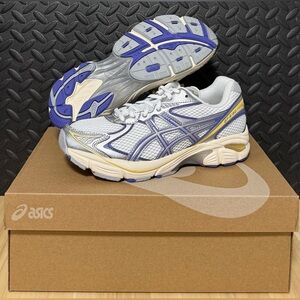 Asics GT 2160 White Blue‎ Violet 2025 Sneakers Mens Size 6.5 Womens Size 8